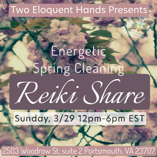 Energetic Spring Cleaning Reiki Share